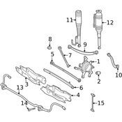 Mercedes Suspension Knuckle - Genuine Mercedes 2203509008