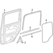 Mercedes Door Seal - Genuine Mercedes 4637311600