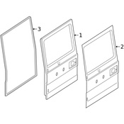 Mercedes Door Seal - Genuine Mercedes 463740027864