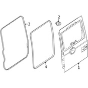 Mercedes Door Seal - Genuine Mercedes 4637410700