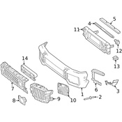 Mercedes License Plate Bracket - Genuine Mercedes 4638850181