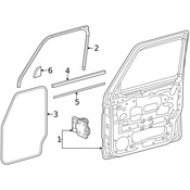 Mercedes Door Seal - Genuine Mercedes 4637201803