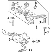 Mercedes Suspension Control Arm Bushing -  Genuine Mercedes 2473522000