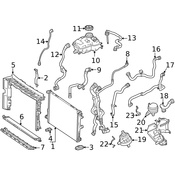 Mercedes Radiator - Genuine Mercedes 247500020368