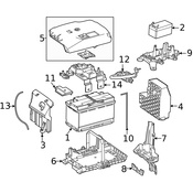 Mercedes Battery Cover - Genuine Mercedes 2475400025