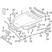 Mercedes Grille - Genuine Mercedes 22088002059999
