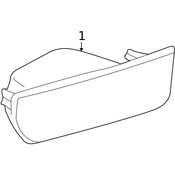 Mercedes Reflector - Genuine Mercedes 9068260040