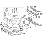 Mercedes Bumper Trim - Genuine Mercedes 2478853305