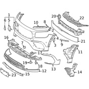 Mercedes Bumper Trim - Genuine Mercedes 2478853703