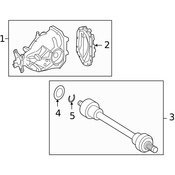 Mercedes Differential Cover - Genuine Mercedes 2213510108