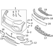 Mercedes Bumper Trim - Genuine Mercedes 2478857704