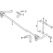 Mercedes Suspension Stabilizer Bar Link Bolt -  Genuine Mercedes 910105012041