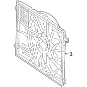 Mercedes Engine Cooling Fan Assembly - Genuine Mercedes 2479069906