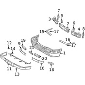 Mercedes Grille - Genuine Mercedes WA2108850226
