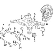 Mercedes Suspension Control Arm Reinforcement - Genuine Mercedes 2513510196