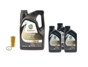 BMW 0W30 Oil Change Kit - Castrol 11427788460KTCS
