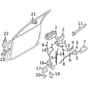 Volvo Door Lock Cylinder - Genuine Volvo 30621825