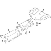 Volvo Floor Pan Heat Shield - Genuine Volvo 32289526