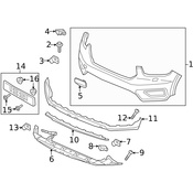 Volvo License Plate Bracket - Genuine Volvo 32296010