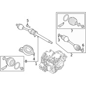 Volvo CV Joint Boot Kit - Genuine Volvo 32324374