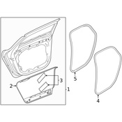 Volvo Door Seal - Genuine Volvo 32328843