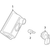 Land Rover License Plate Light - Genuine Land Rover XFC500040
