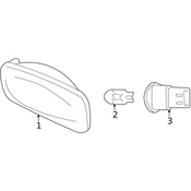 Land Rover Turn Signal Light Socket - Genuine Land Rover YPY100220