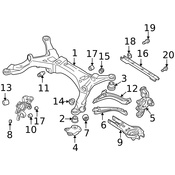Volvo Suspension Knuckle - Genuine Volvo 30666557