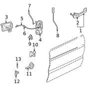 Land Rover Exterior Door Handle - Genuine Land Rover CXB103020