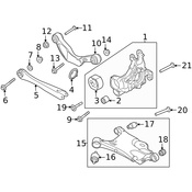 Volvo Suspension Control Arm Ball Joint Bushing - Genuine Volvo 31360583