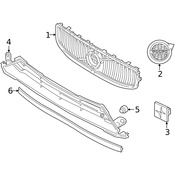 Volvo Grille Assembly - Genuine Volvo 32368140