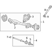 Land Rover Axle Shaft Seal - Genuine Land Rover FTC4822