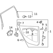 Volvo Door Opening Trim - Genuine Volvo 30716266