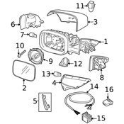 Volvo Turn Signal Light Lens - Genuine Volvo 30716695