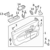 Volvo Door Wiring Harness - Genuine Volvo 30722986