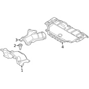 Volvo Floor Pan Heat Shield - Genuine Volvo 32392090
