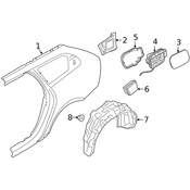 Volvo Fender Liner - Genuine Volvo 32392133