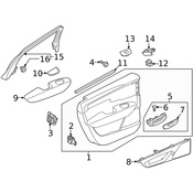 Volvo Door Window Molding - Genuine Volvo 30747467