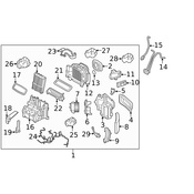 Volvo HVAC Air Inlet Housing - Genuine Volvo 32226554