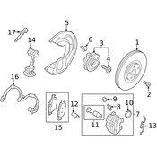 Volvo Disc Brake Rotor - Genuine Volvo 32300811