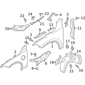 Volvo Fender Spacer - Genuine Volvo 31440368