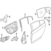 Volvo Power Window Motor Cap - Genuine Volvo 30784366
