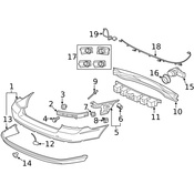 Volvo Parking Aid System Wiring Harness - Genuine Volvo 30786216