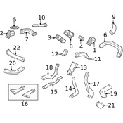 Volvo Instrument Panel Air Duct - Genuine Volvo 39801771