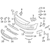 Volvo Headlight Washer Cover - Genuine Volvo 39820312