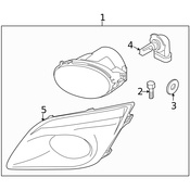 Volvo Fog Light - Genuine Volvo 30796681