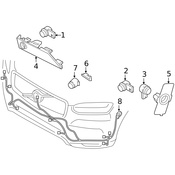 Volvo Parking Aid Sensor Housing - Genuine Volvo 39825481
