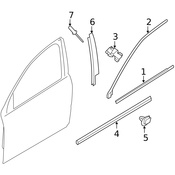 Volvo Door Applique - Genuine Volvo 30799056