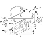 Volvo Door Panel Insert - Genuine Volvo 39831980