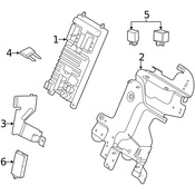 Land Rover Fuse Box Bracket - Genuine Land Rover LR031210